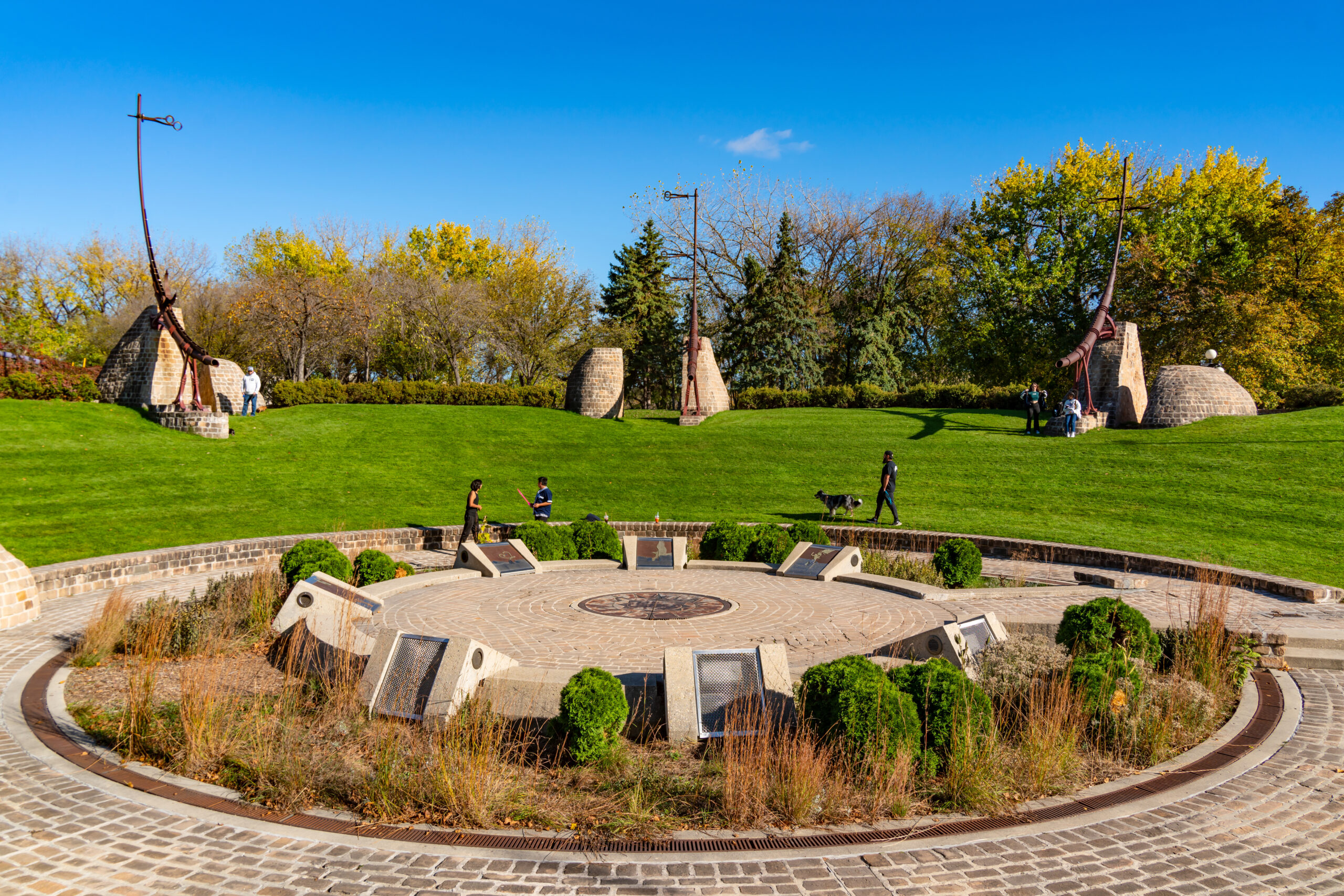 Oodena Celebration Circle at The Forks in Winnipeg